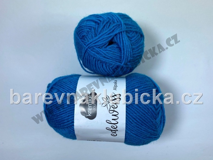 Edelweiss Alpaca 4-fach modrá 36