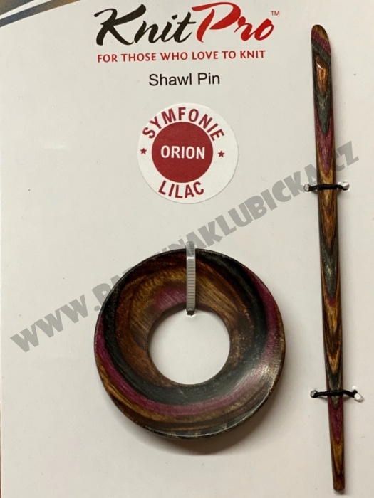 Spona do šátku Knit Pro Orion Lilac
