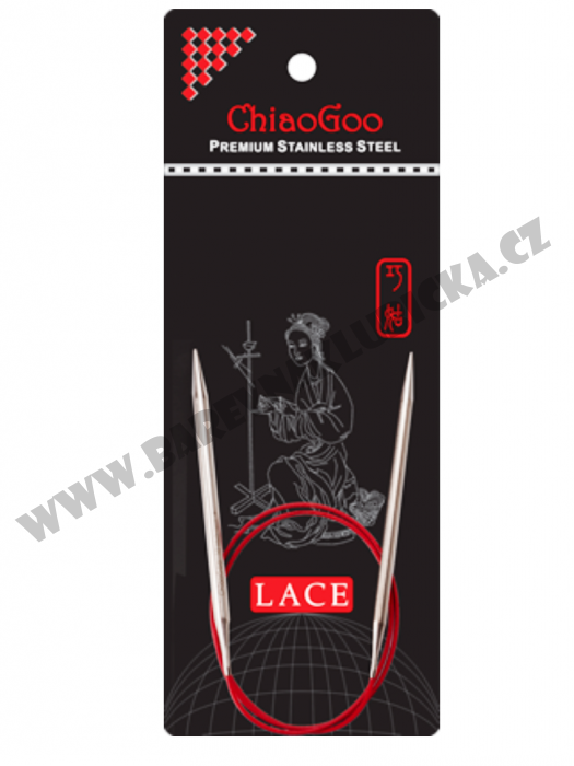 Chiaogoo Lace 3,5/80 pevné kruhové jehlice 