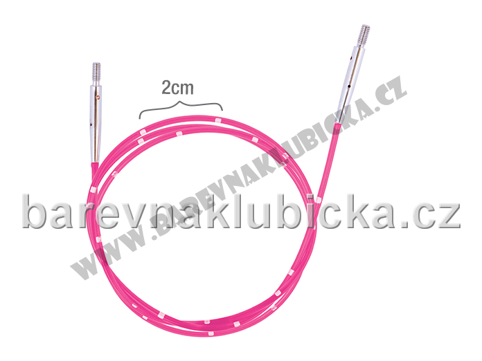 Lanko Knit Pro SMARTSTIX 100cm růžové