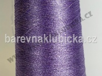 300m lurex fialový do Barevného klubíčka