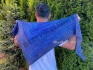 Návod pletený šátek Dark Sky tisk