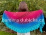 Návod na pletený šátek Valentina tisk