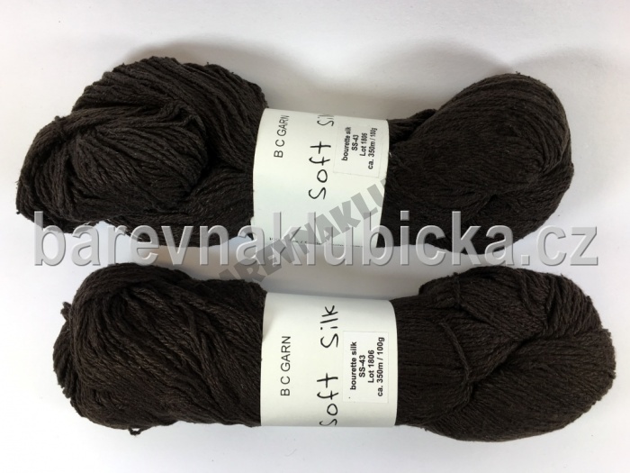 Soft Silk BC garn hnědá ss43