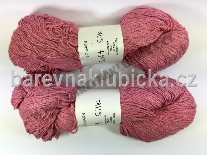 Soft Silk BC garn růžová ss07