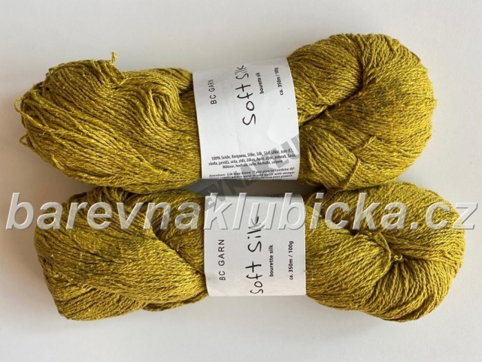 Soft Silk BC garn hořčicová ss-004