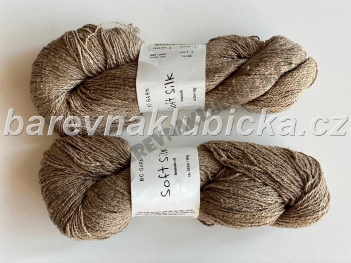 Soft Silk BC garn krémově hnědá ss-044