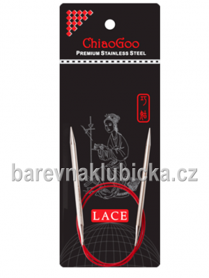 Chiaogoo Lace pevné kruhové jehlice 