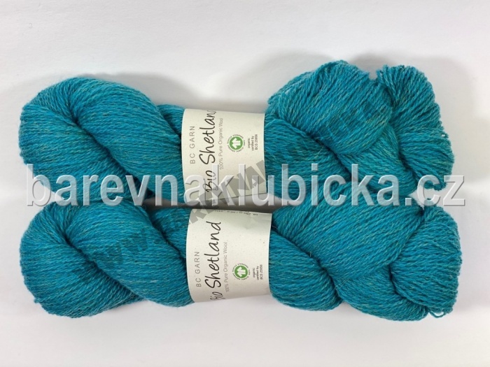 Bio Shetland BC Garn  013  Türkis