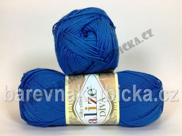 Příze Alize Diva modrá 132