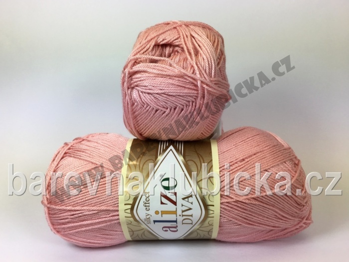 Příze Alize Diva růžová 363