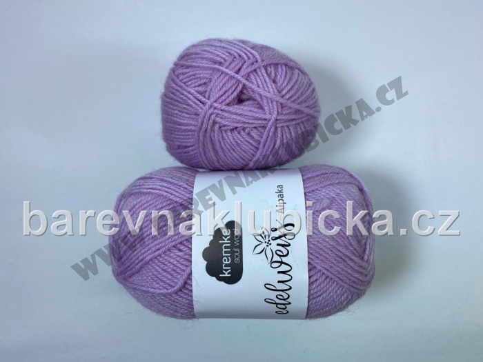 Edelweiss Alpaca 4-fach fialová 04