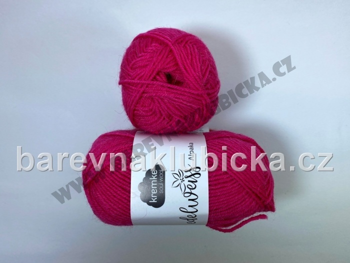 Edelweiss Alpaca 4-fach 13 malinová