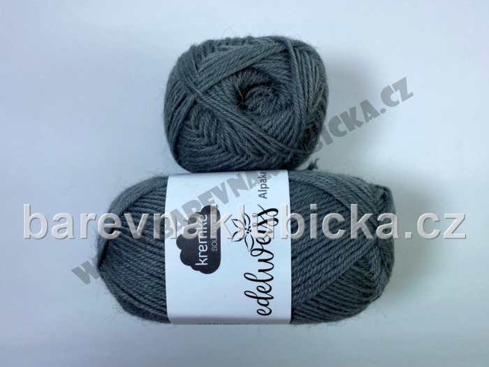 Edelweiss Alpaca 4-fach šedá 52