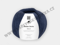 Pro Lana golden socks silk 58 modrá