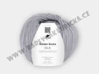 Pro Lana golden socks silk 90 šedá