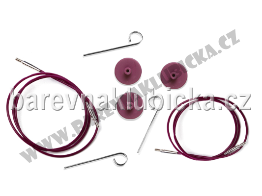 Lanko Knit Pro 80cm vínová