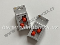 Koncovky na jehlice Tulip oranžové