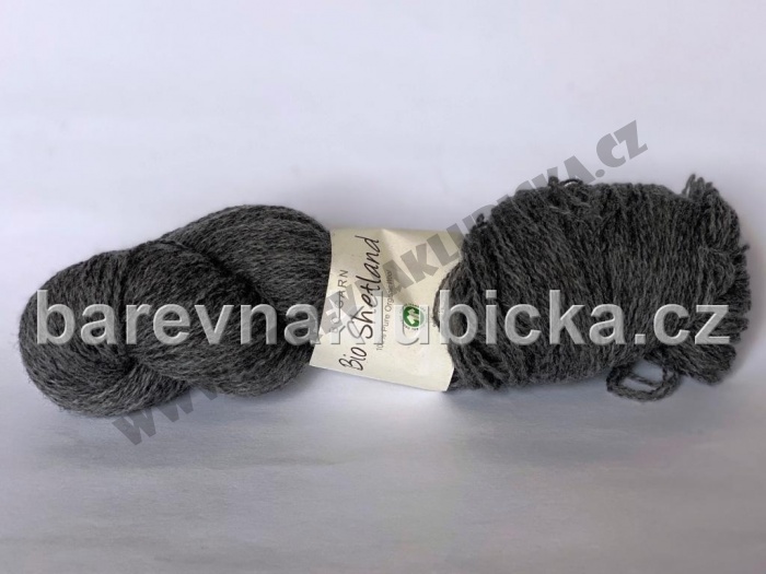 Bio Shetland BC Garn  042 Mittelgrau