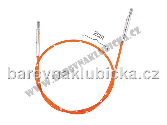 Lanko Knit Pro SMARTSTIX 120cm oranžové