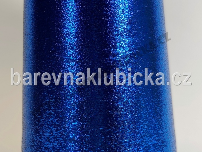 Lurex Metallic Madeira modrá