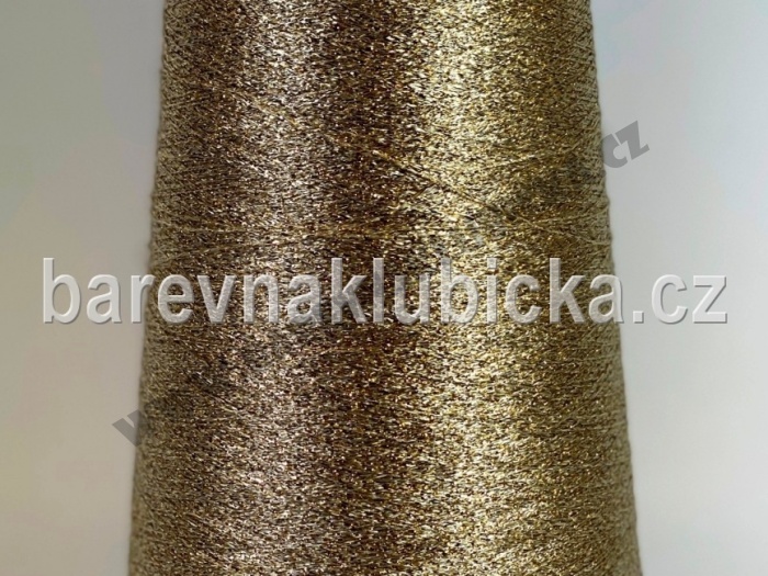 Lurex Metallic Madeira zlatá 324