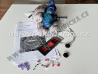 Malabrigo Arroyo na dvoubarevný šátek Sargas