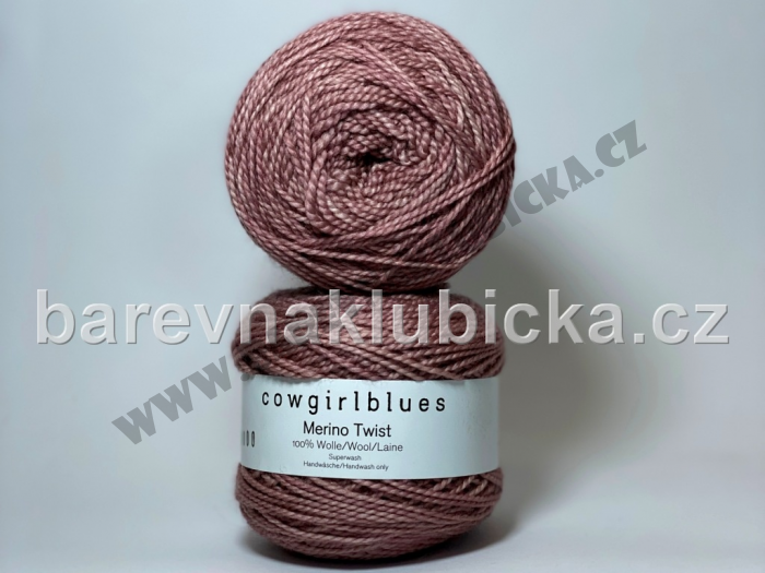 Merino Twist Cowgirl Blues Faded Rose