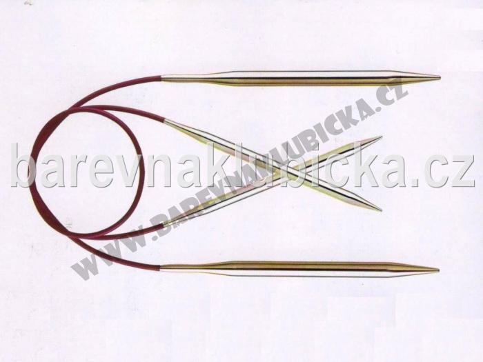 Knit Pro Nova Metal 4,0/120 pevné kruhové jehlice 