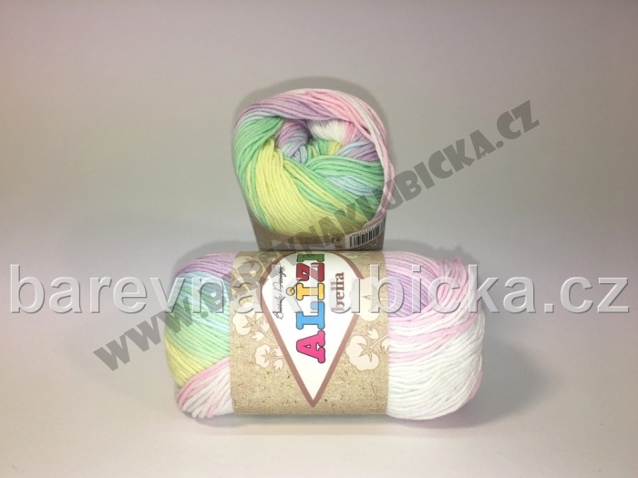Příze Alize Bella batik světlá duha 2132