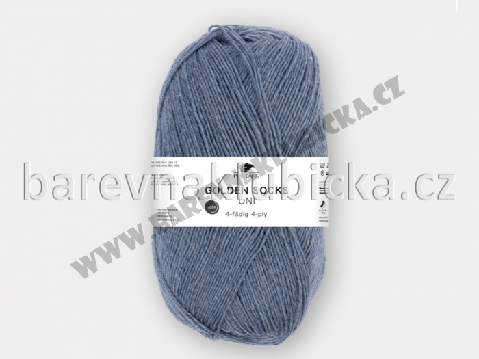 Pro Lana Golden socks uni 406 /4-fach modrá