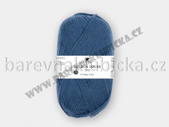 Pro Lana Golden socks uni 407 /4-fach modrá