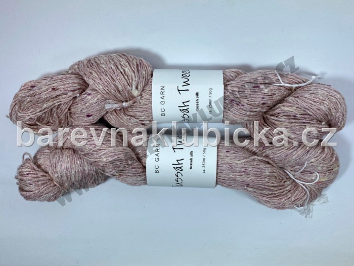 Tussah Tweed BC garn 01 rose-creme