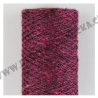 Tussah Tweed BC garn 002 bordeaux vínová