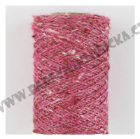 Tussah Tweed BC garn 032 vínovo - krémová