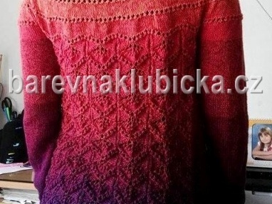 Barevné klubíčko návod na svetr