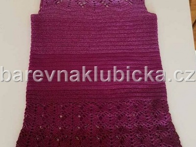 Háčkovaná tunika Vali 117 3-nitka 1100m